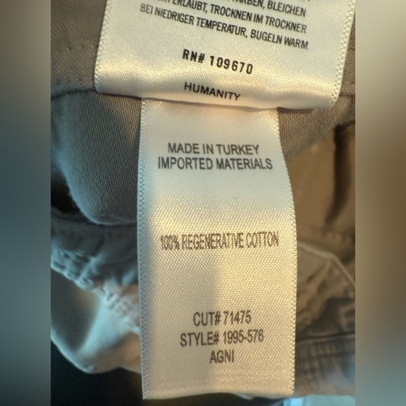 Citizens Of Humanity Agni Utility Trouser Taupe Size 28 - Picture 5 of 5